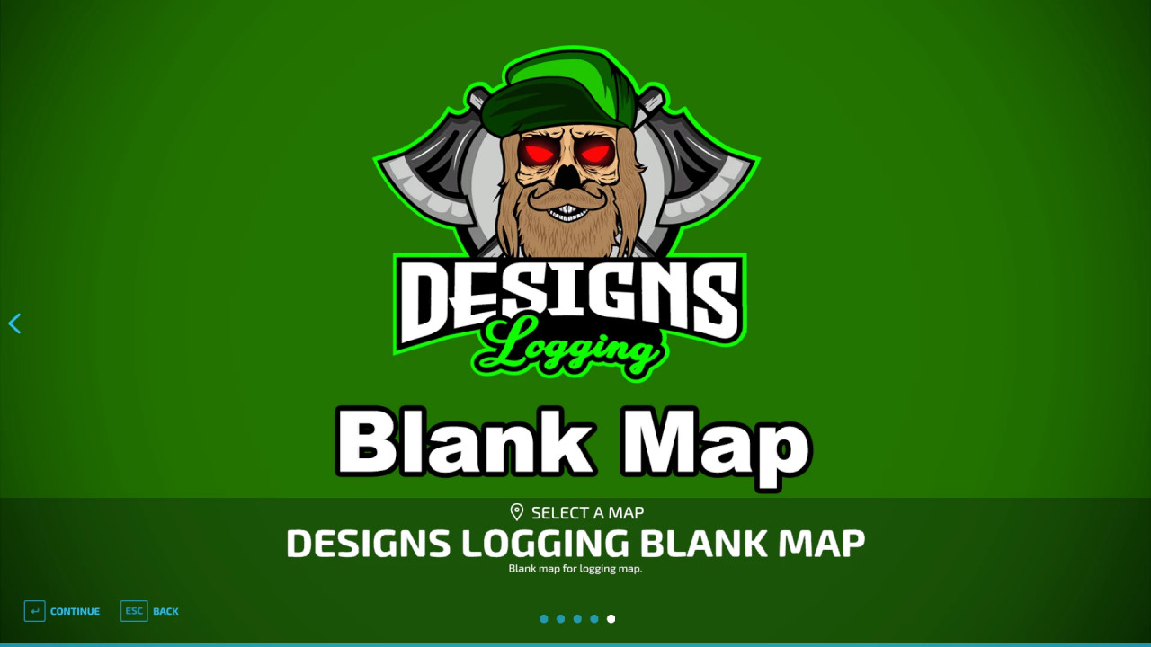 Designs Logging Blank Map