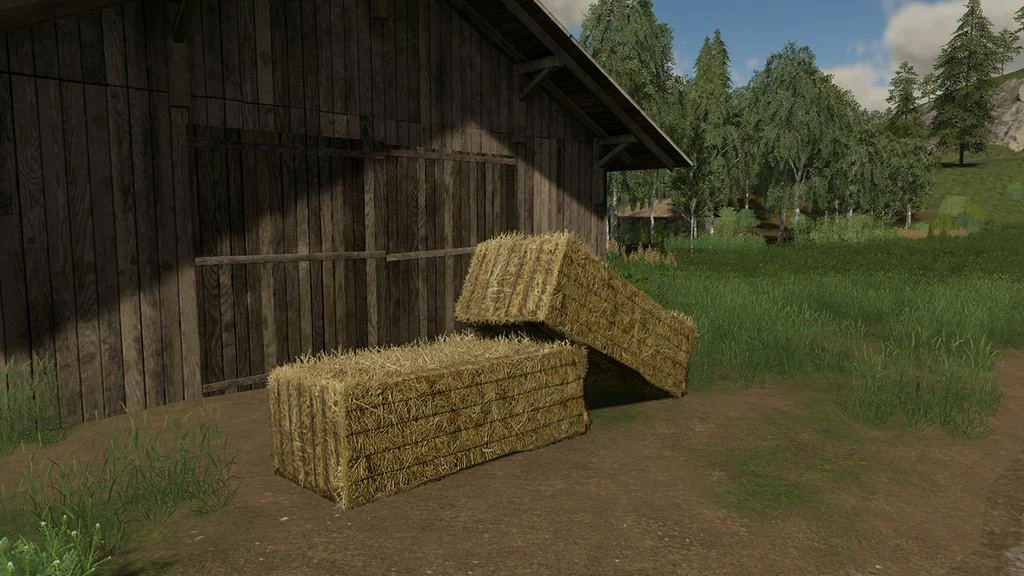 FS22 Bale Straw prefab