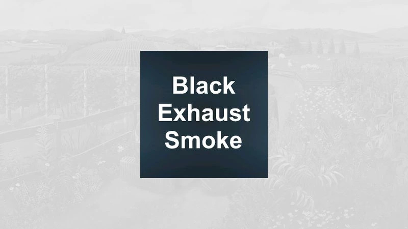 FS22 Black exhaust smoke