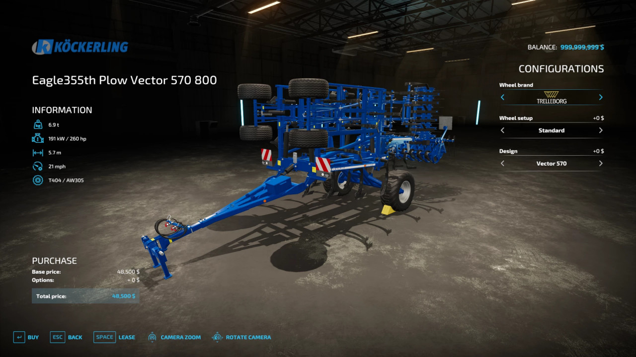 FS22 Extreme 1425 Plows