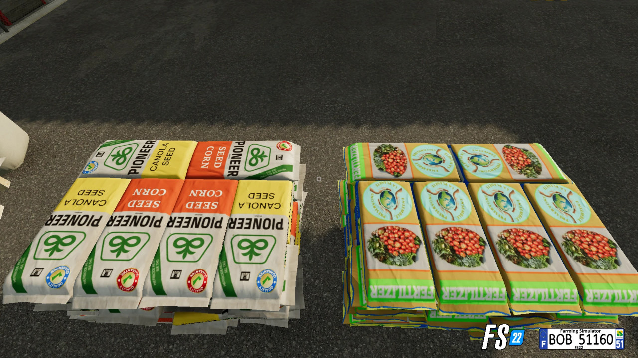 FS22 Fertilizer seeds pallets By BOB51160