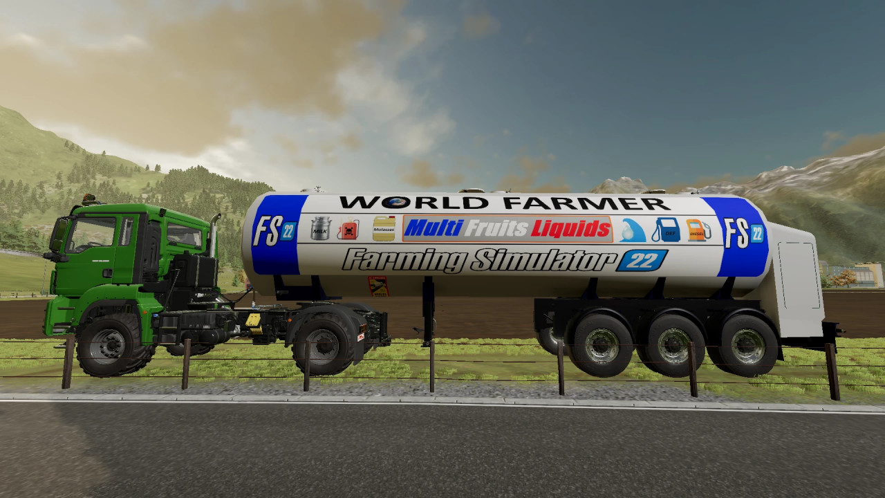 Multy Fruits Liquids Trailer FS22 By BOB51160