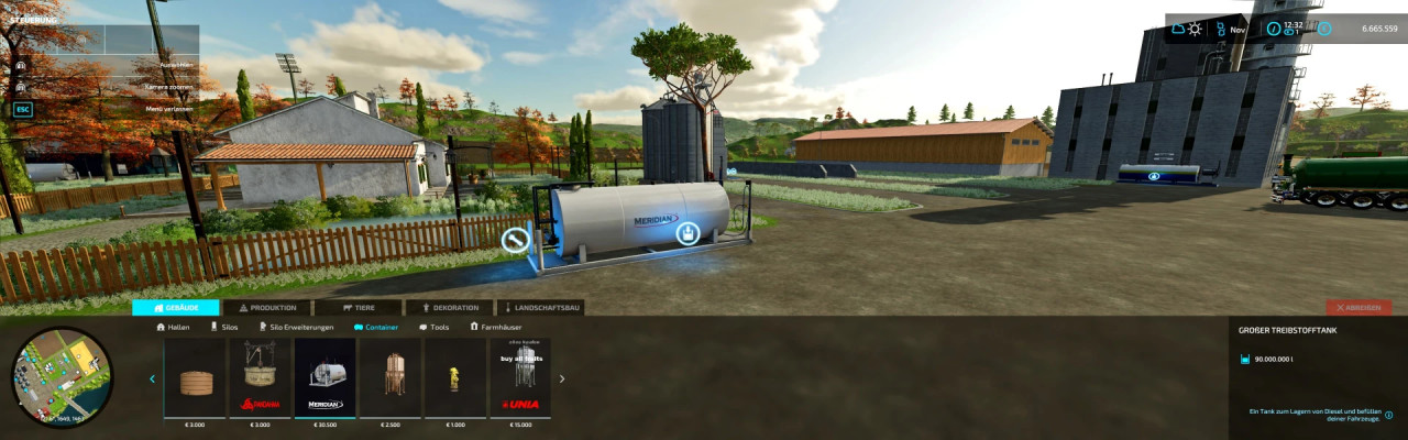 Fuel Tank with 90.000.000l Volume
