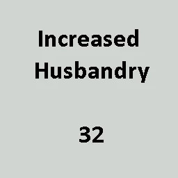 Increase the possible placeable Husbandrys to 32