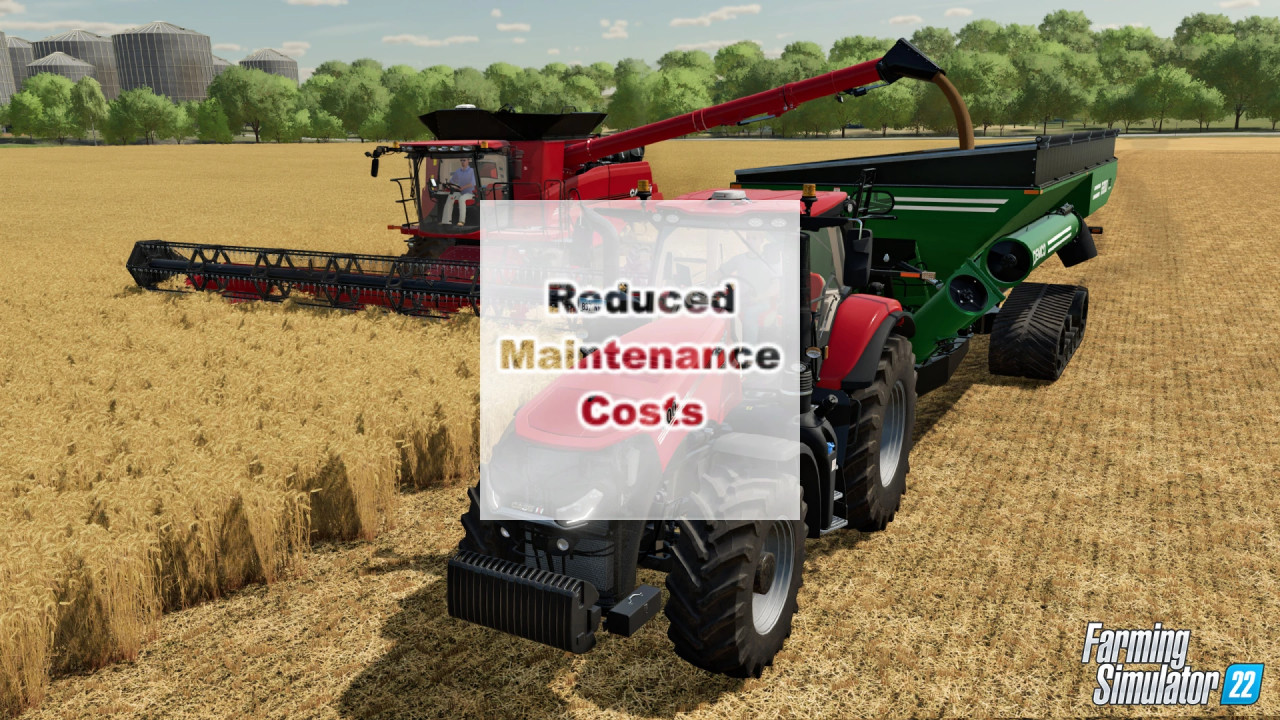 Reduced maintenance costs