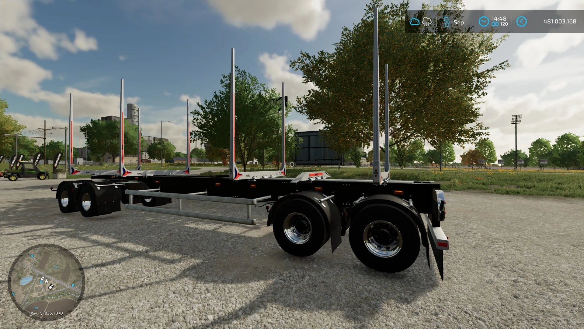 FS22 Timber trailer v 2.0.2.0