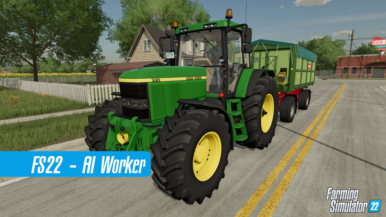 New AI worker feature in FS22