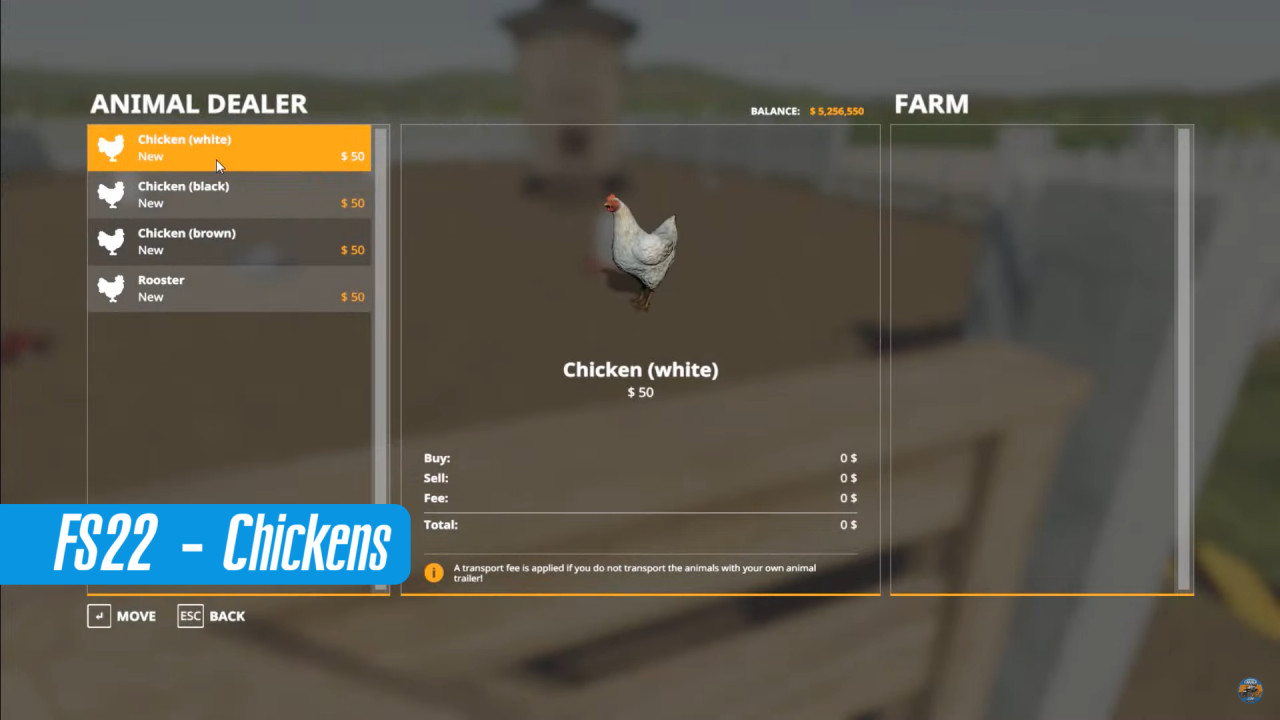 Farming Simulator 22 - Chickens