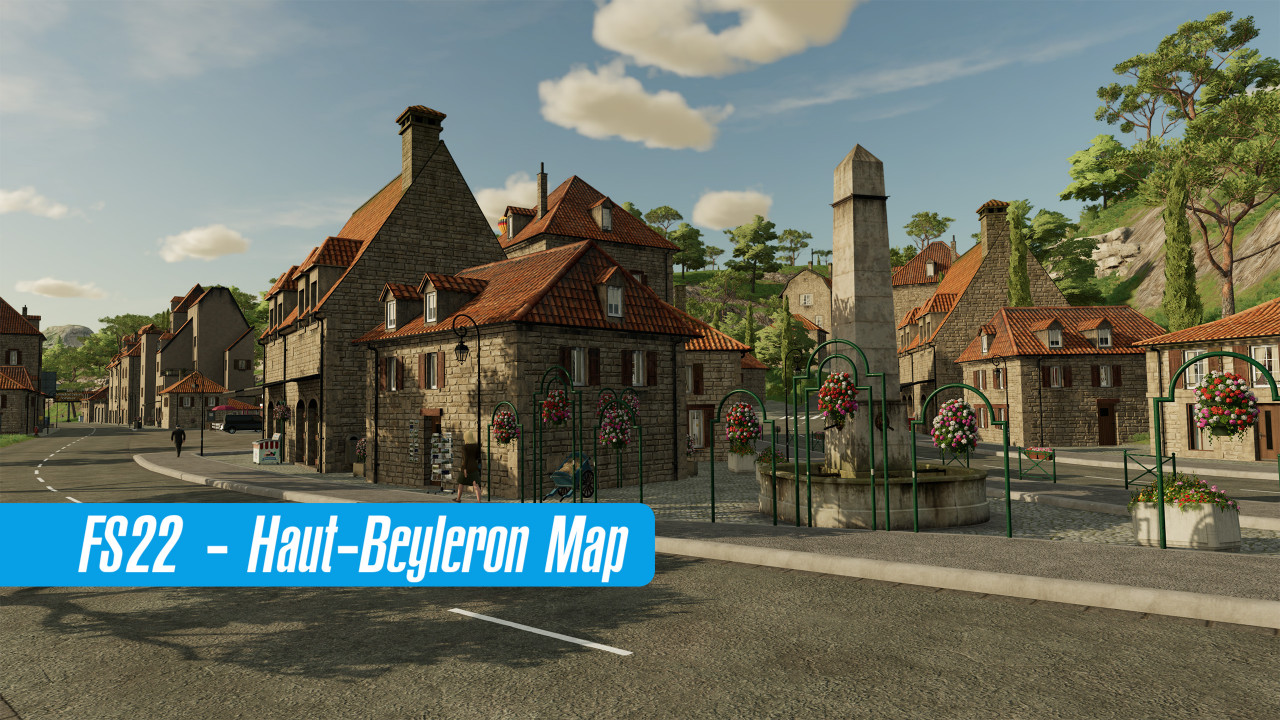 Haut-Beyleron: French Map for FS22 Preview