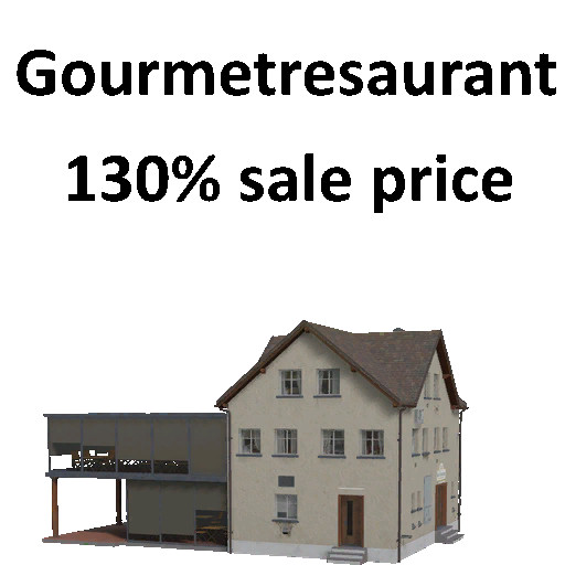 Gourmetrestaurant 130% sale price