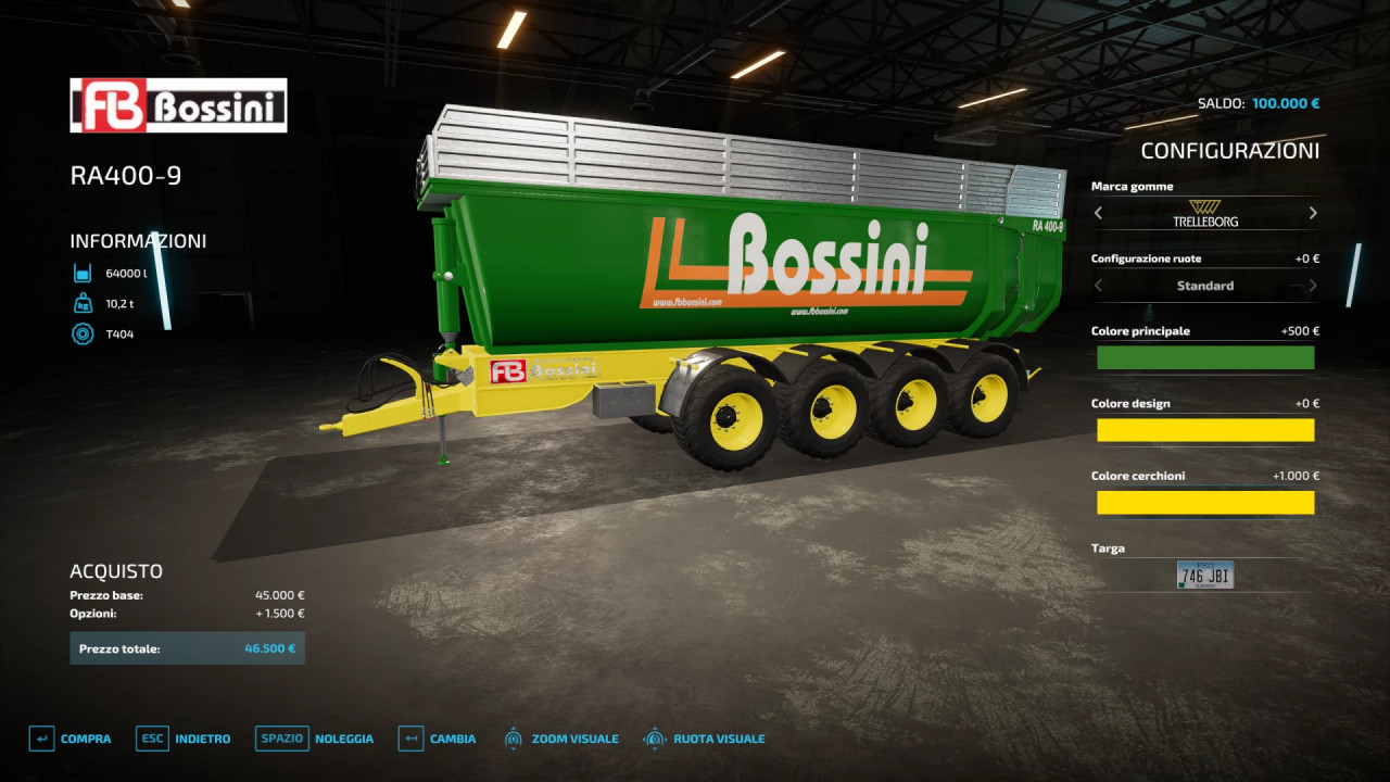 FS22 Bossini RA400