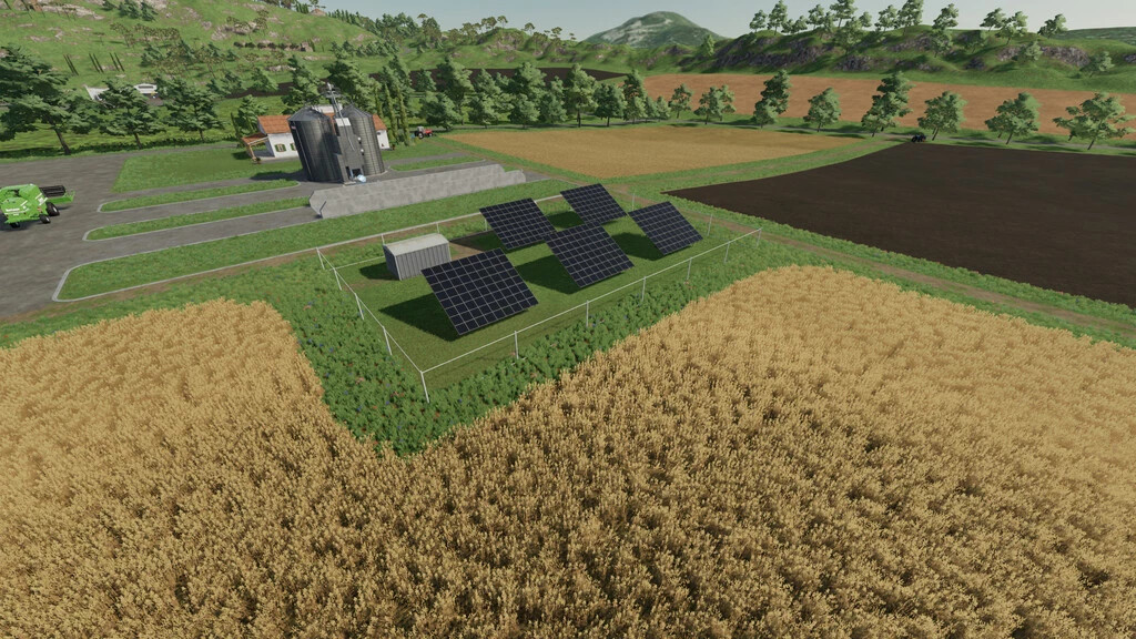 Solar Field Large And Small