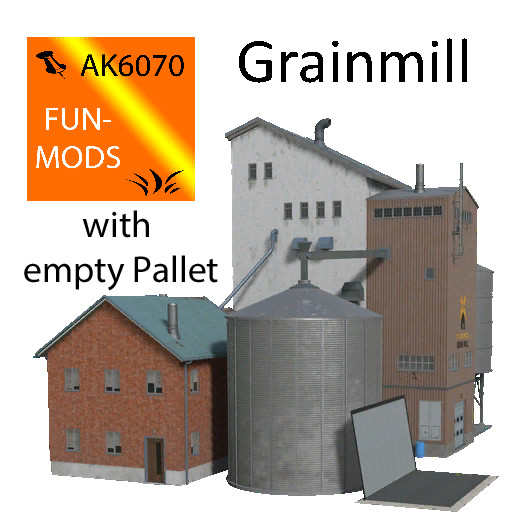 Grainmill with emptypallet