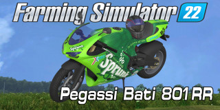 Спортивный мотоцикл Pegassi Bati 801RR