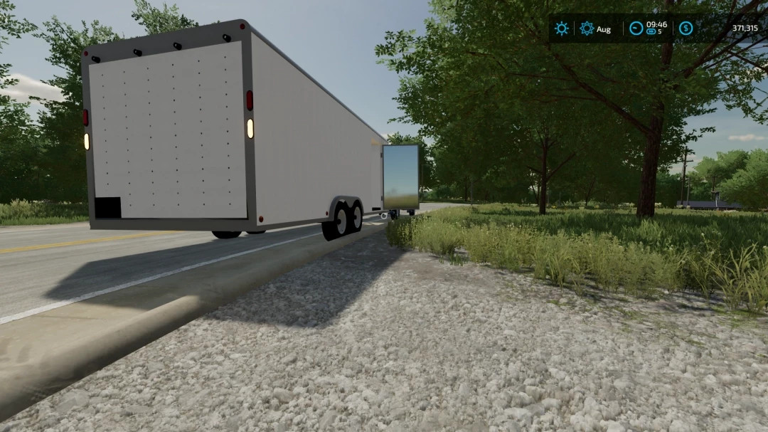 FS22 20FT Enclosed Trailer