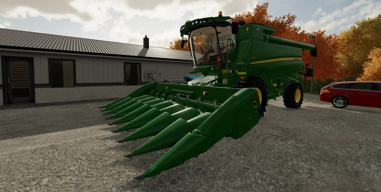 FS22 JD HEADER CUTTER 608C