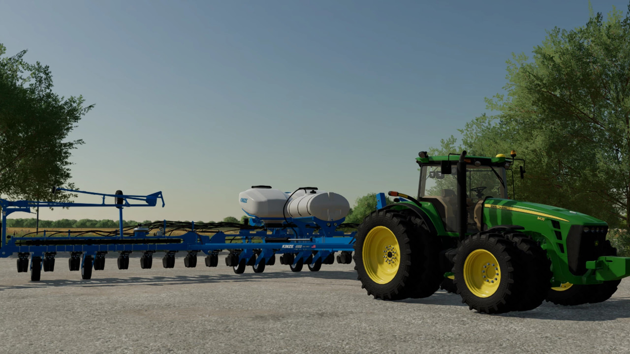 Kinze 4900 and 4905 blue drive 24 row planters