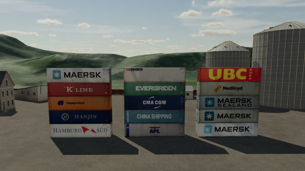 Cargo Container Package (Prefab*)