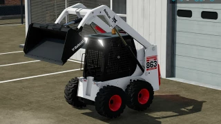 Bobcat 863 Turbo With Bobcat Shovel