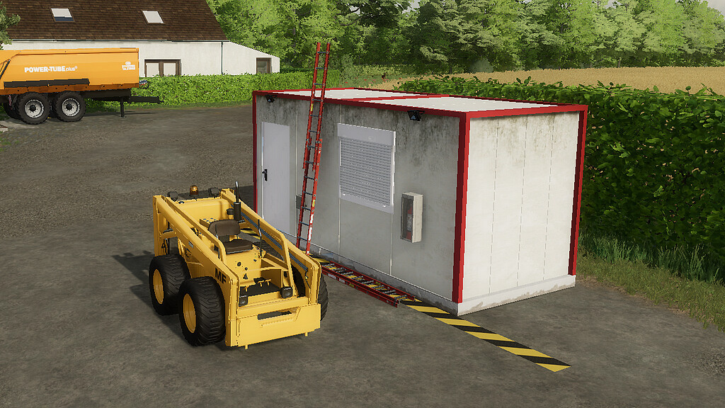 Container With Vehicle Workshop