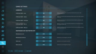 Repair And Paint Settings