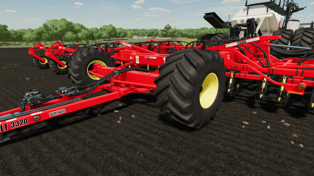Bourgault 3320-76 & Air Cart - Inverted Tires