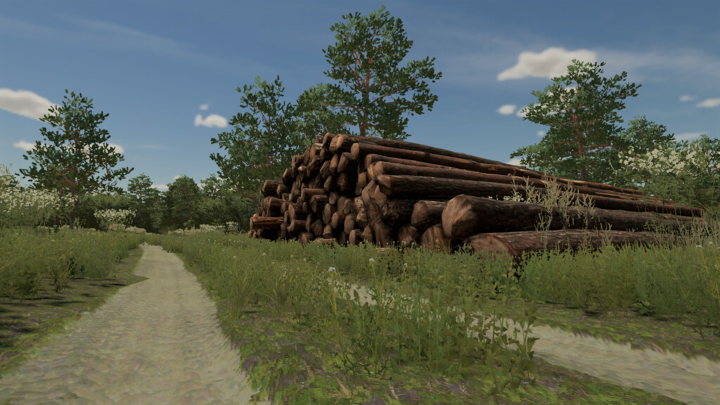 Small Log Pile (Prefab*)