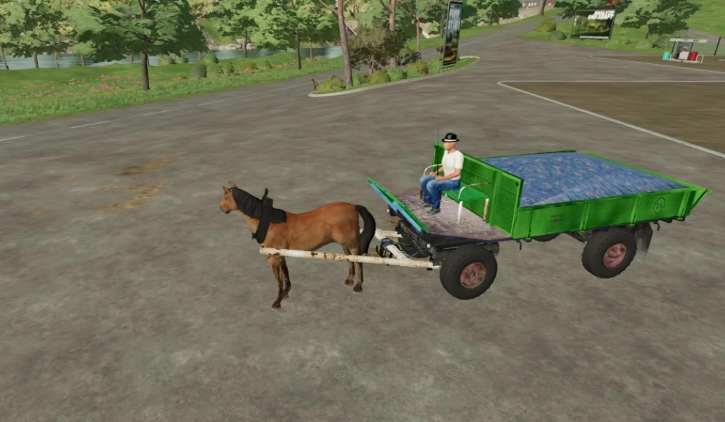 Farm animals and carts