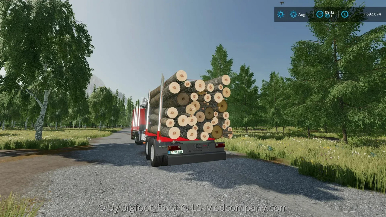 FS22 Wood Trailer