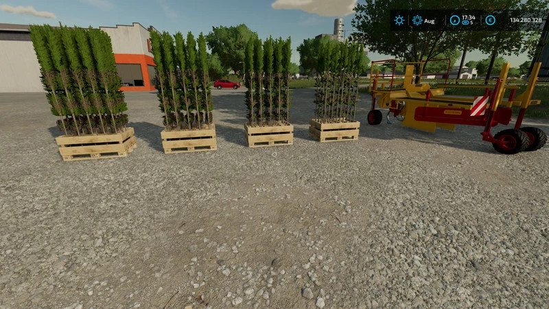 Optimized Damcon PL-75 + larger tree seedling pallets