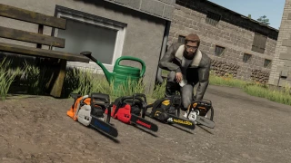 Placeable Decoration Chainsaws