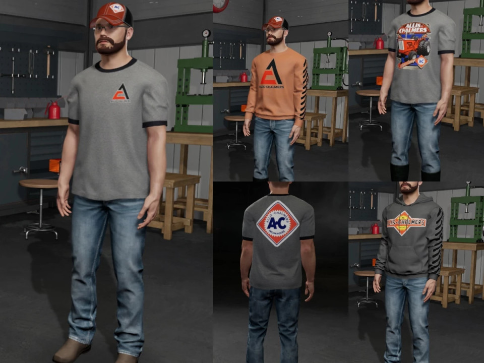 Allis-Chalmers themed clothing pack