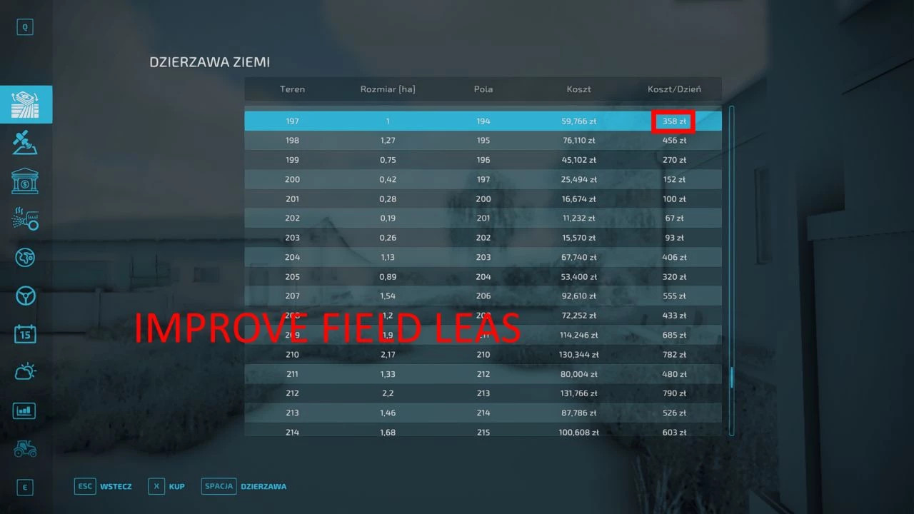 Improved Field Lease (PL)