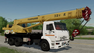 Kamaz crane Galichanin 6x4