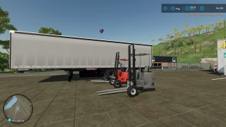 TRAILER WITH FORKLIFT