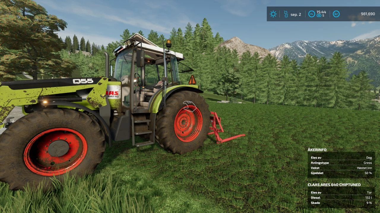 Claas Ares 600 Edited