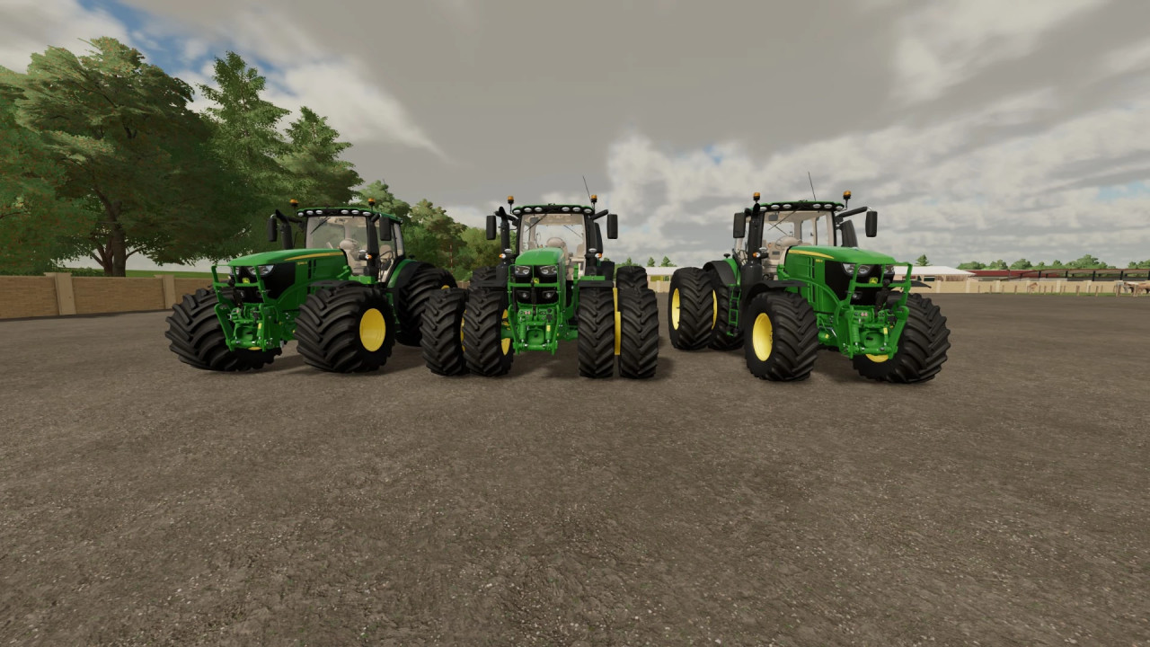 John-Deere 6R modifié